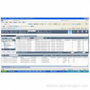 Online GPS tracking flatform fleet management server